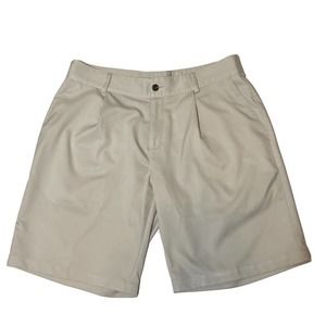 ADIDAS Men’s 36 Climalite Shorts Tan Polyester Golf